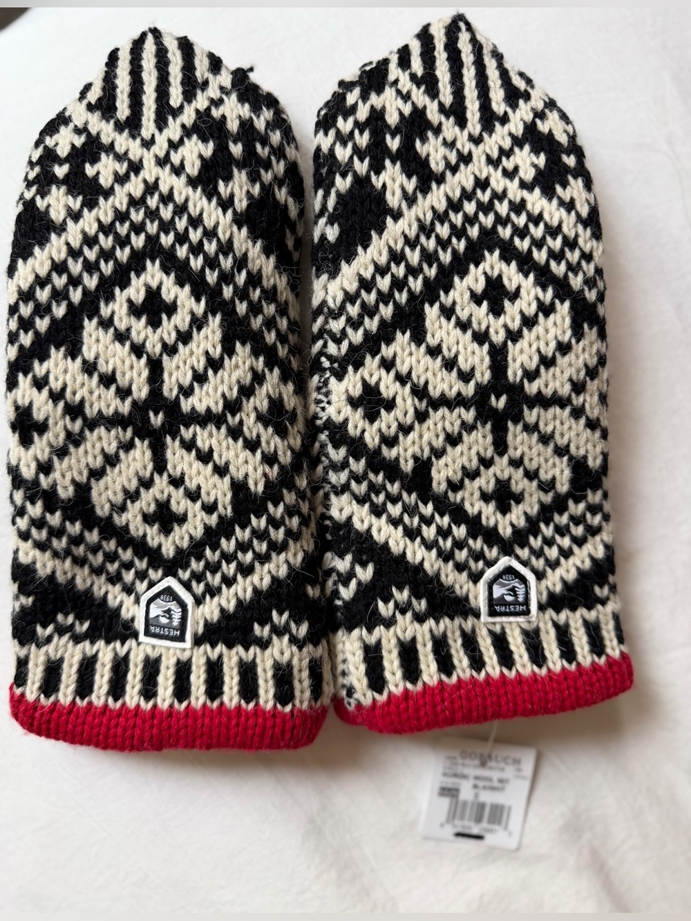 Hestra nordic wool mittens